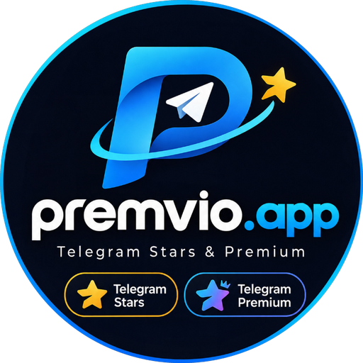 Premvio.app logo – Telegram Stars and Premium